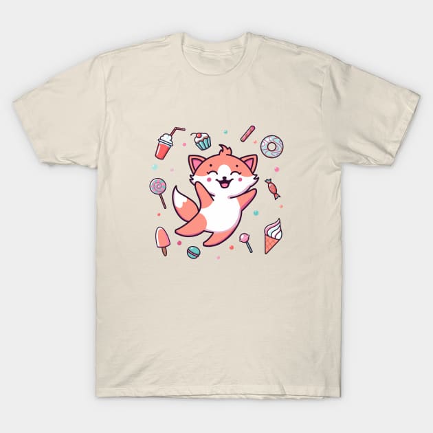 Sweet happiness T-Shirt by Verbinavision